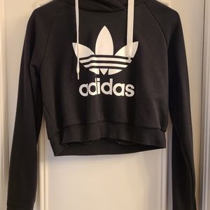 Adidas crop hoodie